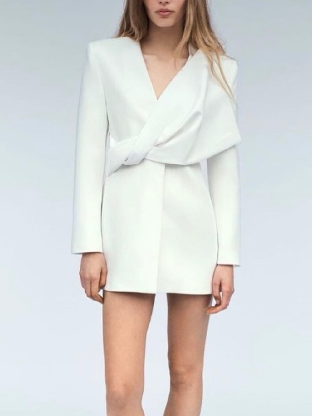 ZARA BOW BLAZER DRESS
